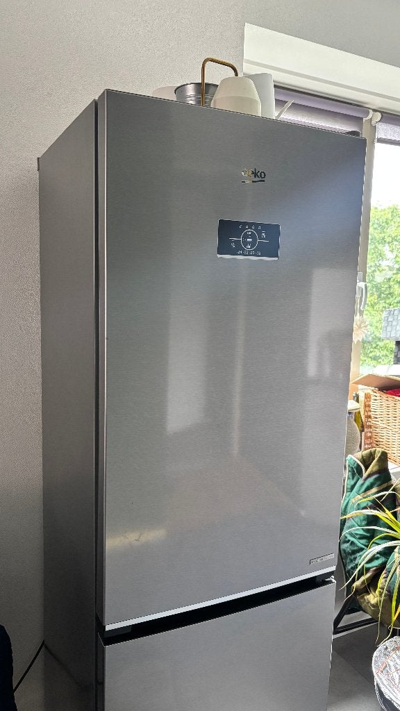 Beko B5RCNE365HXB koel-vriescombinatie te koop, Ophalen, 200 liter of meer, Met aparte vriezer, 160 cm of meer