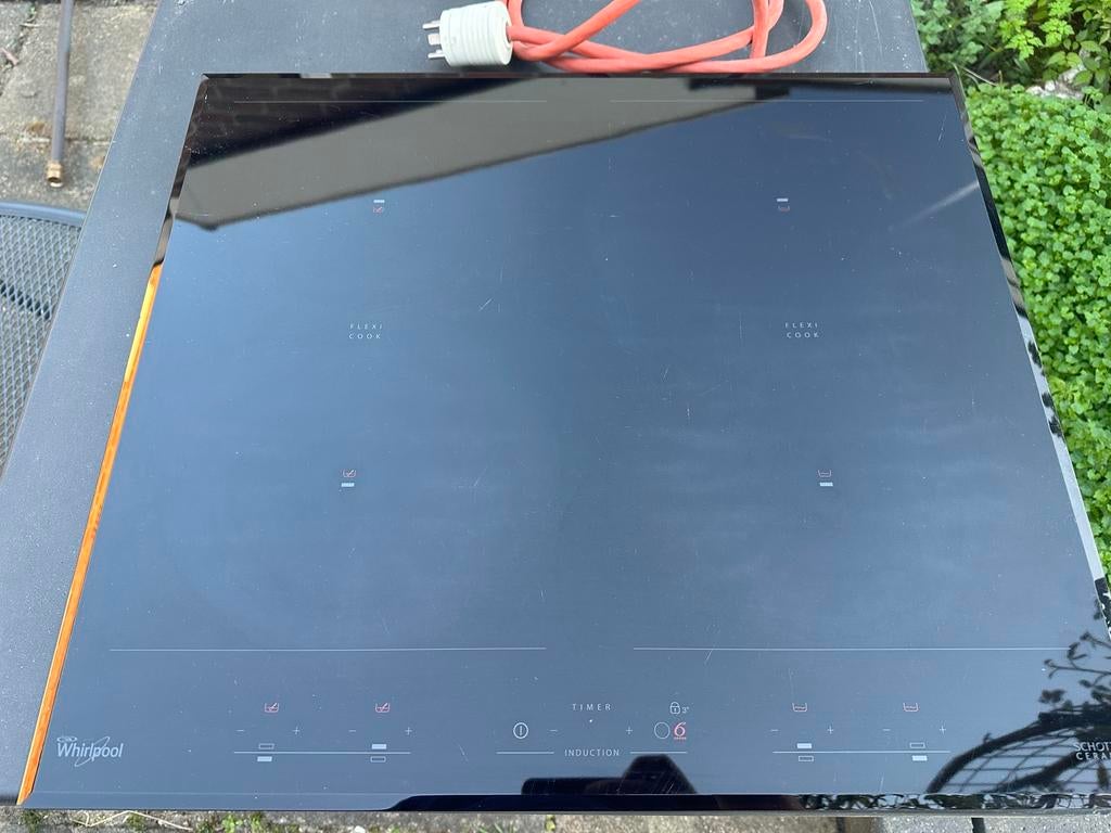 Inductie kookplaat, Witgoed en Apparatuur, Ophalen, Gebruikt, 4 kookzones, Inbouw