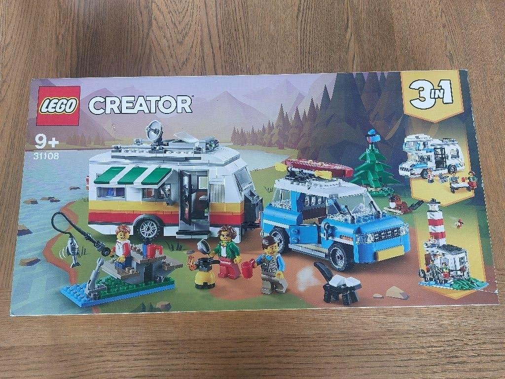 lego Creator 3in1 Familievakantie met caravan - NIEUW, Lego, Nieuw, Ophalen of Verzenden, Compleet