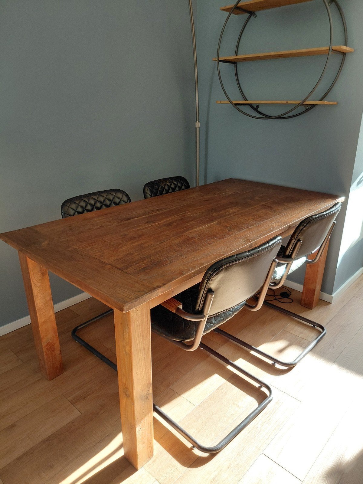 Robuuste eetkamertafel 180x90 cm, Huis en Inrichting, Ophalen, Gebruikt, 50 tot 100 cm, 150 tot 200 cm