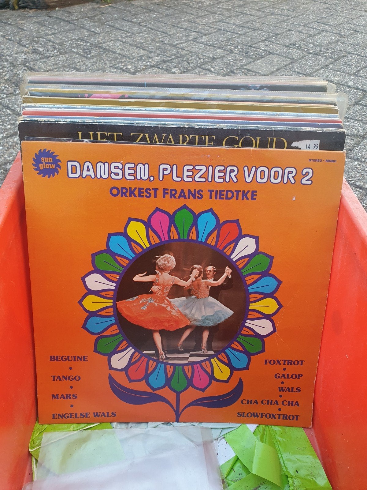 Dansen, Plezier voor 2 - Orkest Frans Tiedtke LP, Gebruikt, Ophalen of Verzenden, 12 inch, Overige genres