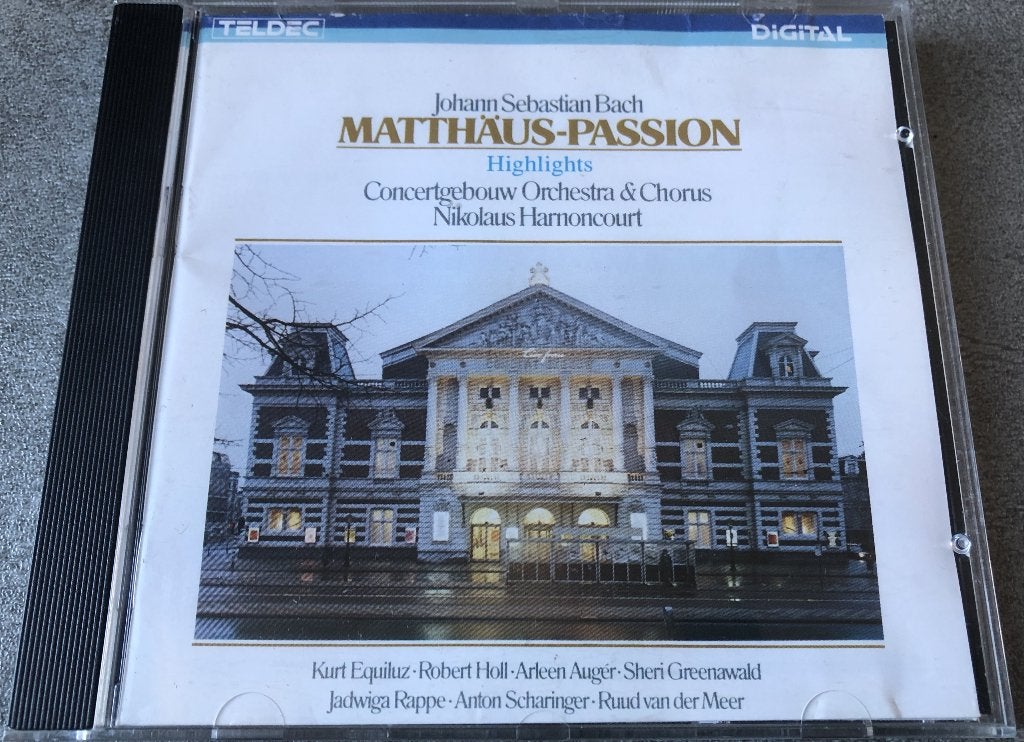 Bach - Matthaus Passion - highlights - Harnoncourt - CD, Cd's en Dvd's, Cd's | Klassiek, Ophalen of Verzenden, Barok, Zo goed als nieuw