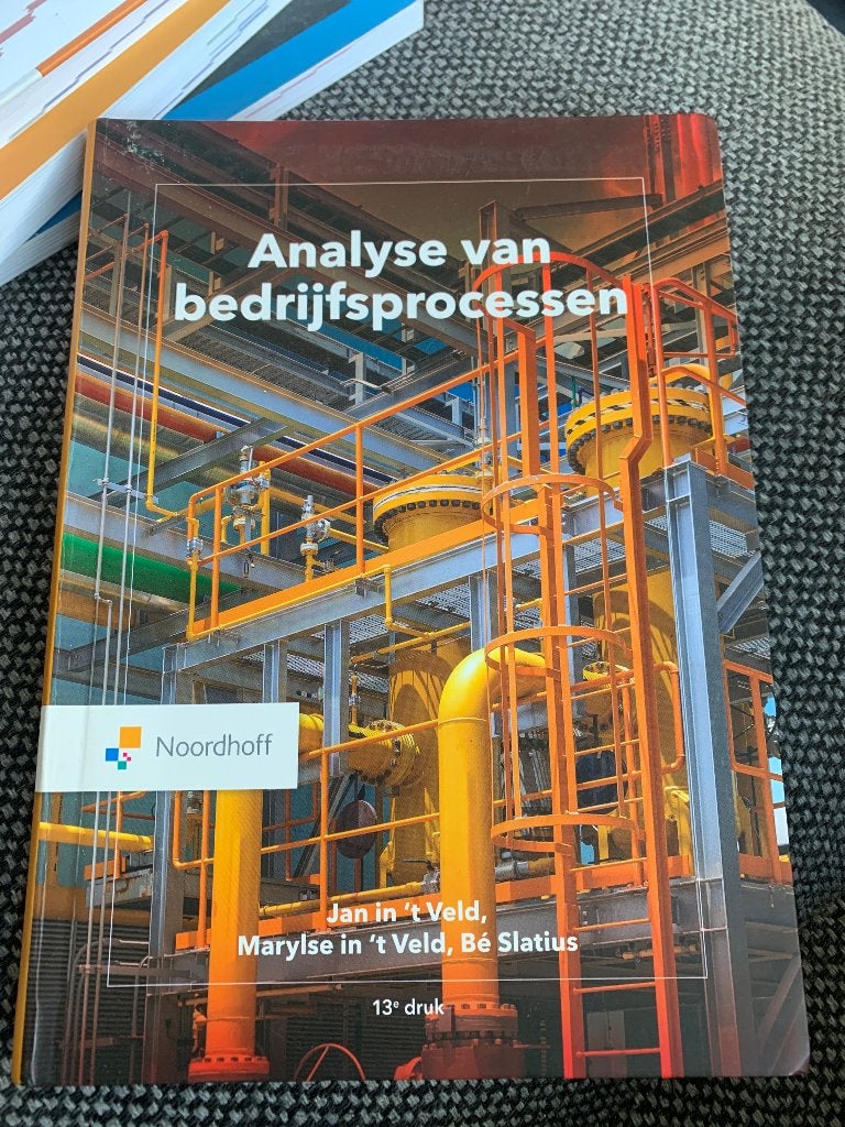 Analyse van bedrijfsprocessen - Noordhoff, Boeken, Ophalen of Verzenden, Jan in 't Veld, Marylse in 't Veld, Bé Slatius, Management