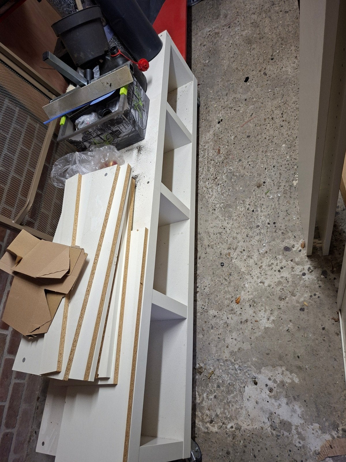 IKEA TV meubel op wieltjes - Wit, Ophalen