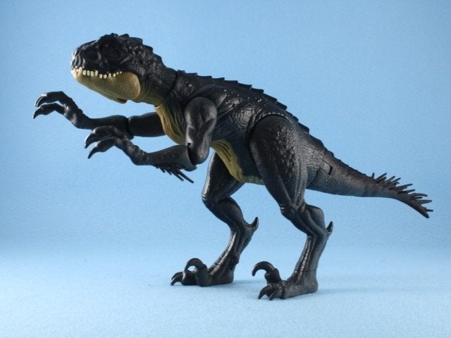 Jurassic World: Dino Escape CC Slash `n Battle Scorpios rex, Ophalen of Verzenden, Zo goed als nieuw, Tv, Actiefiguur of Pop