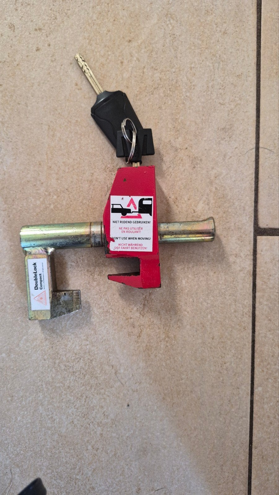 DoubleLock Compact Disselslot met sleutels, Ophalen of Verzenden
