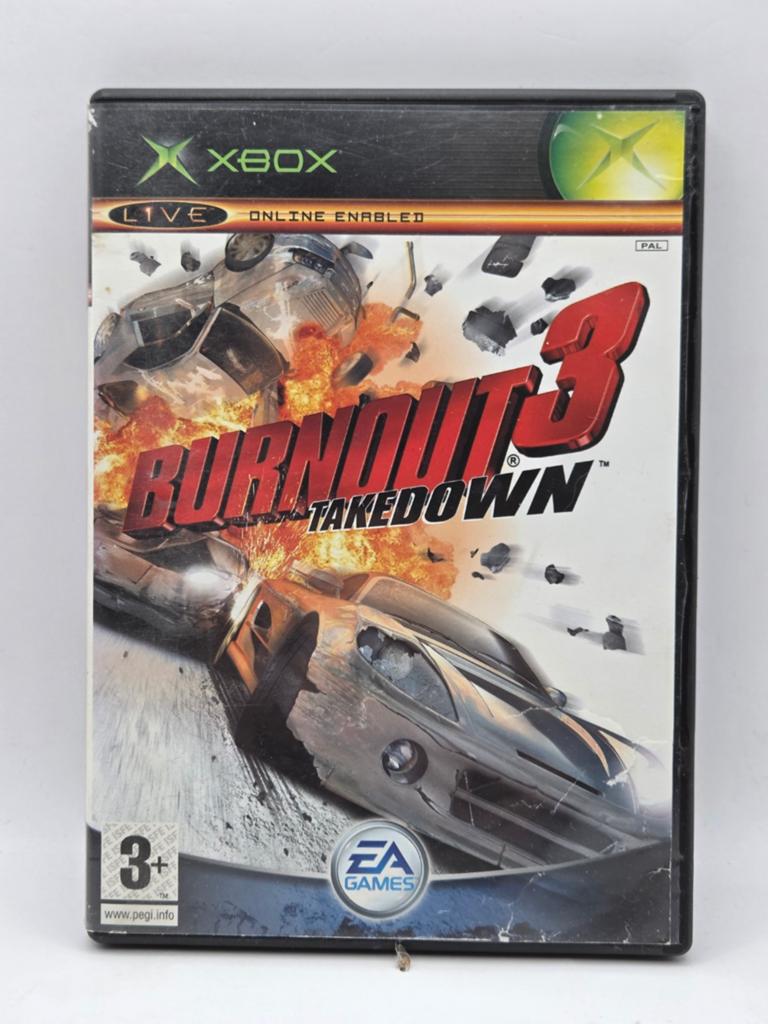 Burnout 3 Takedown - Xbox Classic, Spelcomputers en Games, Games | Xbox Original, Gebruikt, Electronic Arts, 1 speler, Racen en Vliegen