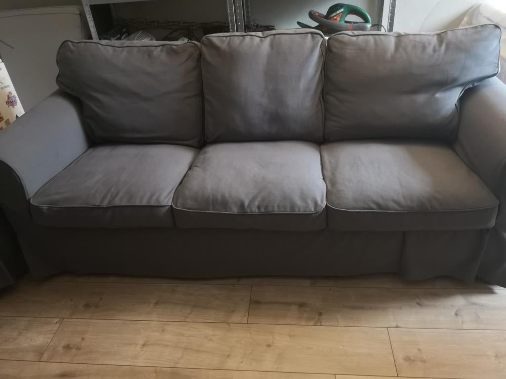Ikea Extorp driezitsbank - Nieuwstaat!, Ophalen, Driepersoons, 75 tot 100 cm, Zo goed als nieuw