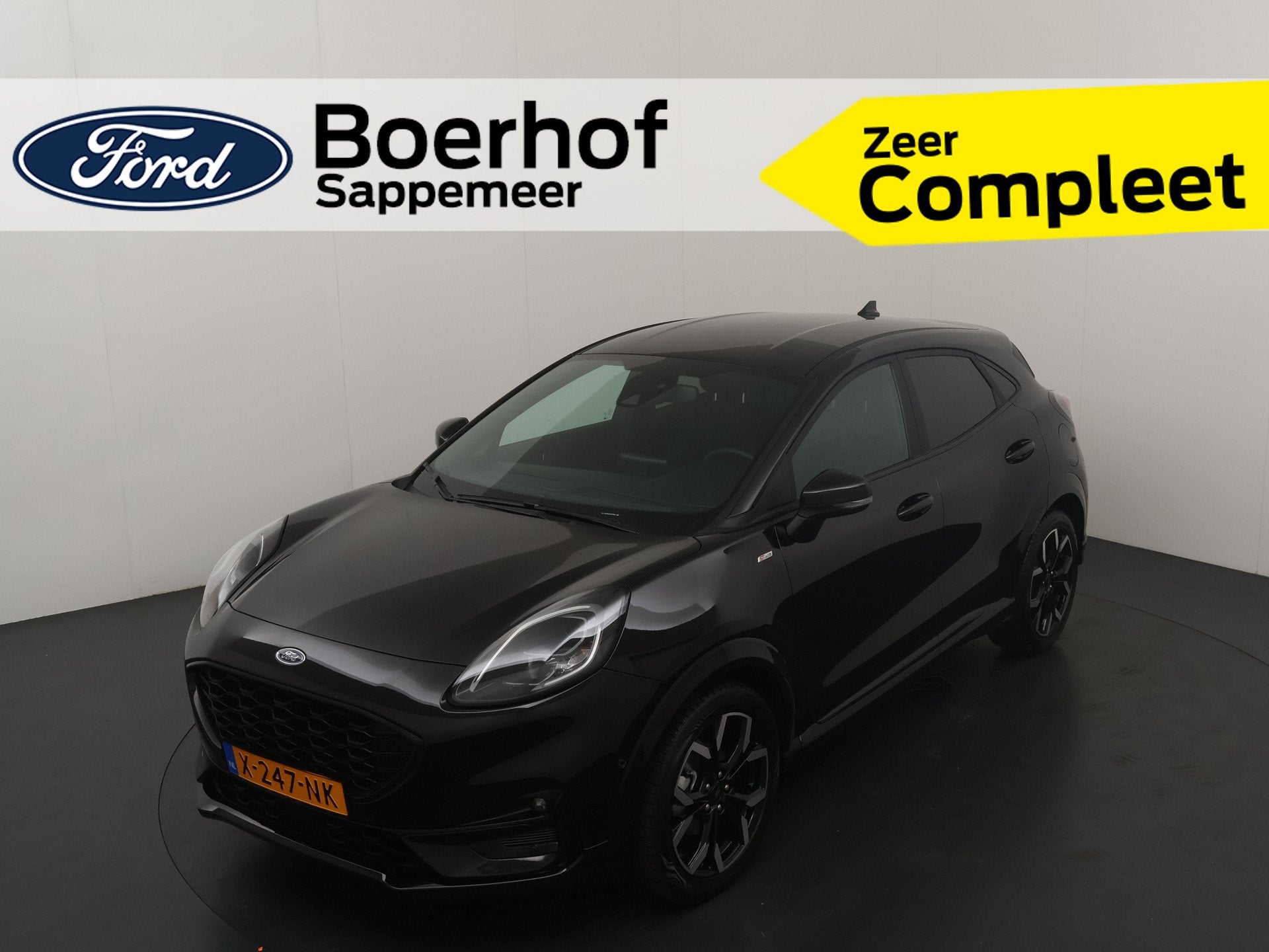 Ford Puma Hybrid ST-Line X Orig NL Nw geleverd | All season, 125 pk, 1219 kg, Zwart, Origineel Nederlands