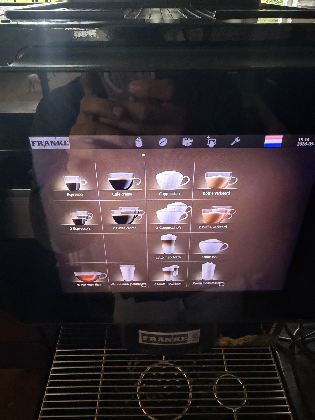 Franke A400 professionele koffiemachine, Ophalen, Gebruikt, 10 kopjes of meer, Koffiemachine
