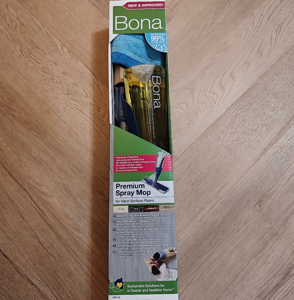 Bona Premium Spray Mop Compleet, Ophalen of Verzenden, Mop of Dweil