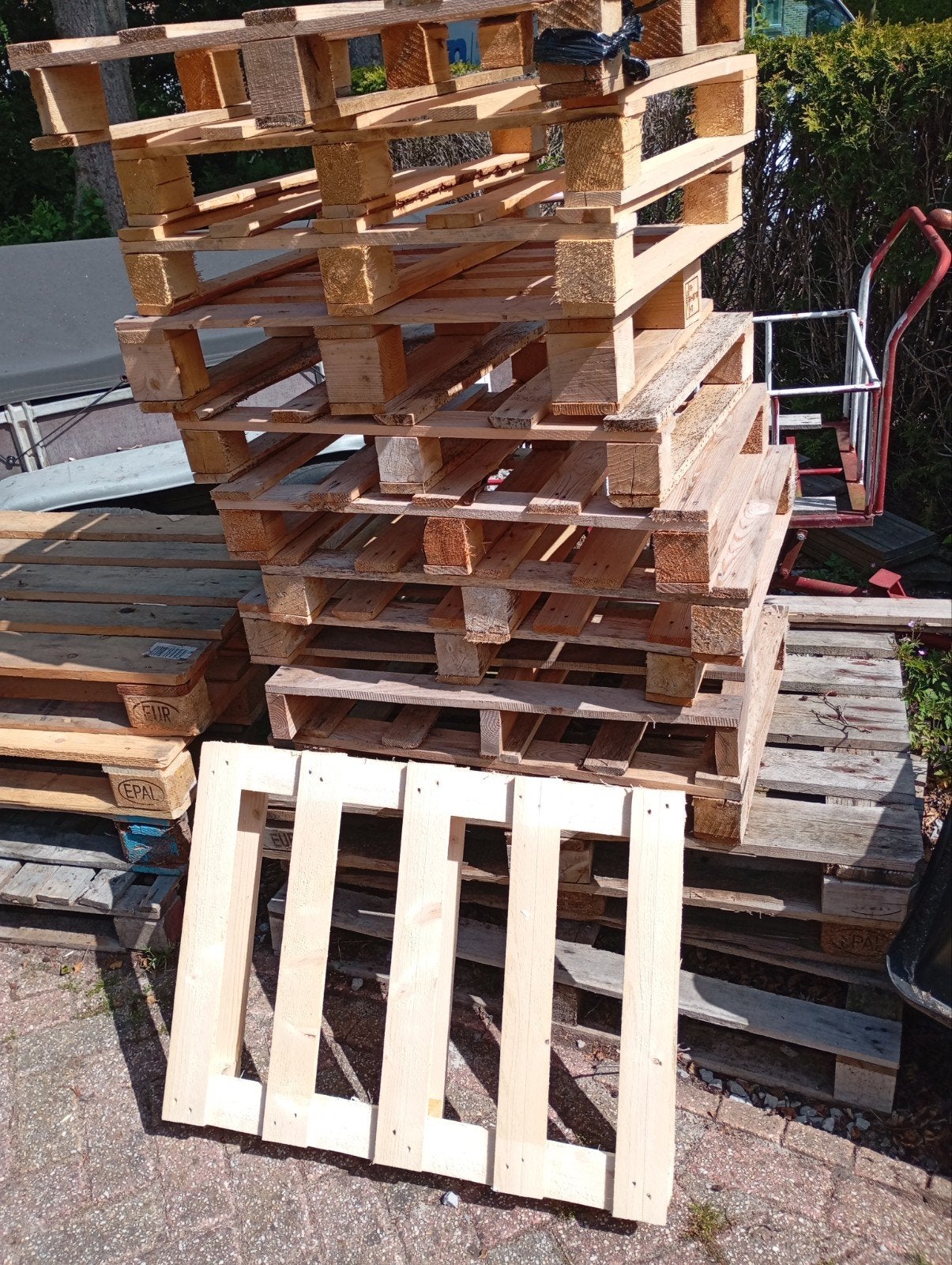 Nette Mini pallets 80 x 60 cm, Minder dan 3 m³, Ophalen