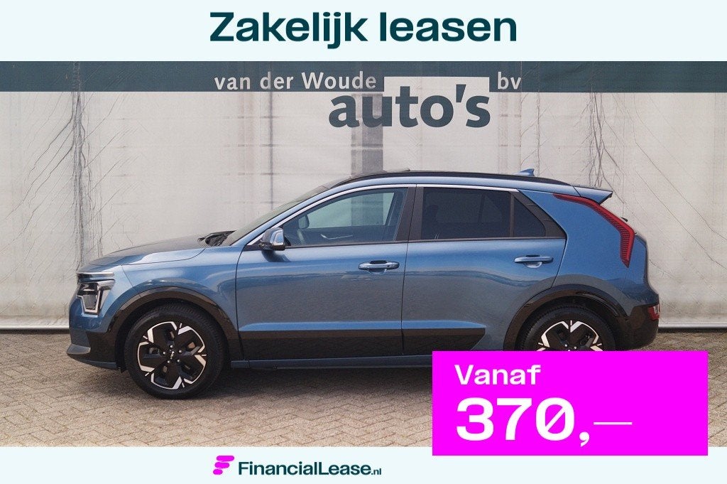 Kia Niro EV DynamicPlusLine 64.8 kWh -SOH99%-LEER-S.DAK-, Dealer onderhouden, 0 cilinders, Gebruikt, 750 kg