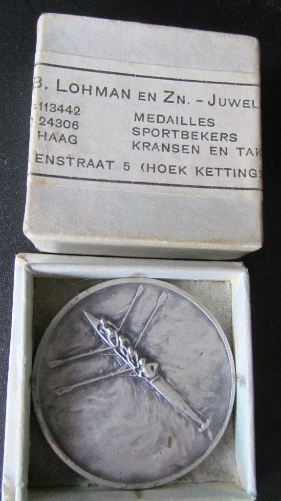 Penning/medaille Roeien Laak, Ophalen, Overige materialen, Nederland