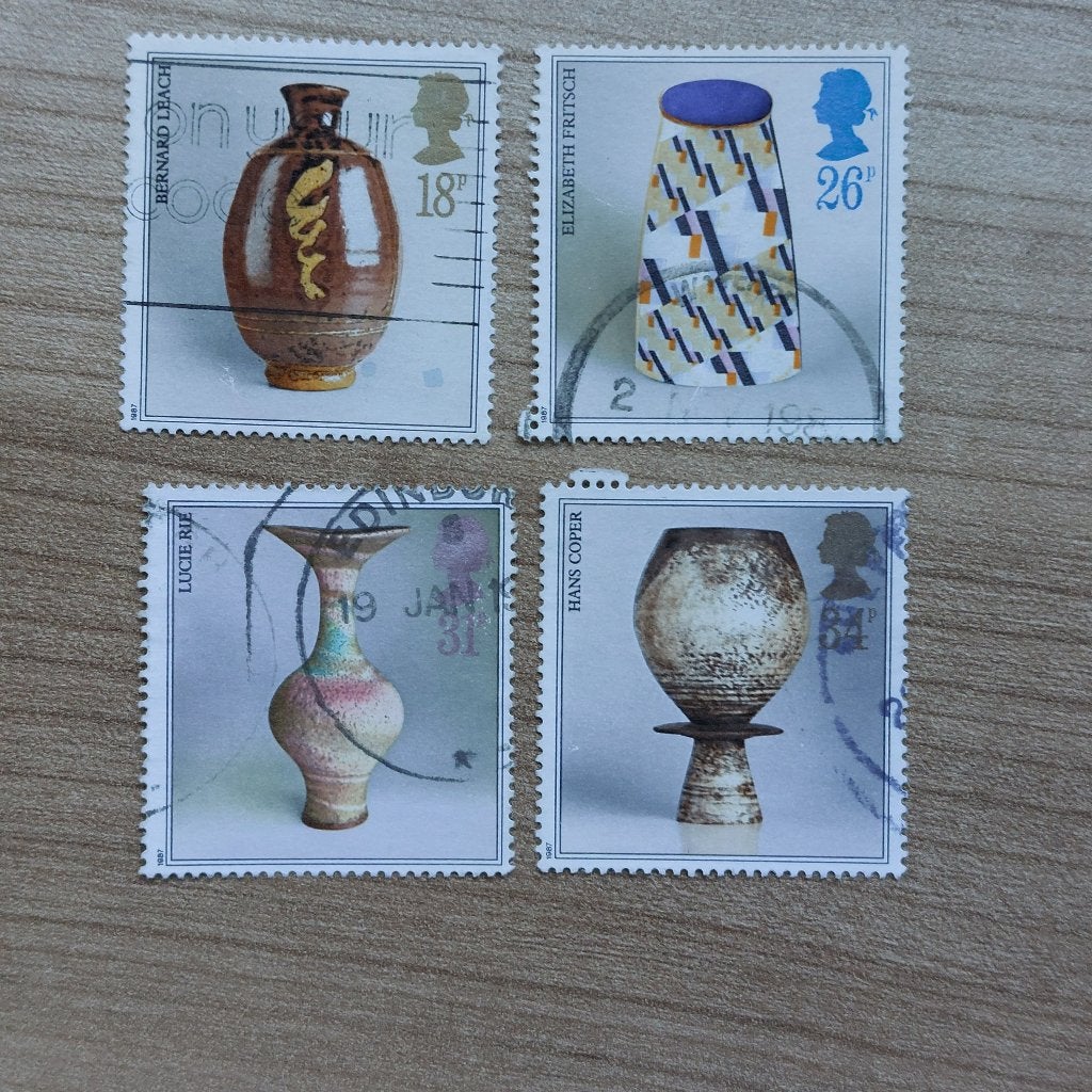 Engeland  1987  Mi 1122 - 25, Ophalen of Verzenden, Gestempeld