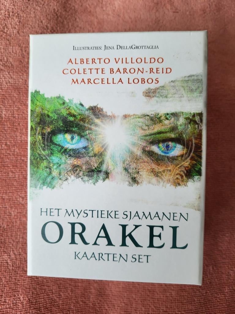 Het Mystieke Sjamanen Orakelkaarten Set, Tarot of Kaarten leggen, Ophalen of Verzenden, Zo goed als nieuw, Marcella Lobos; Colette Baron-Reed; Alberto Villoldo