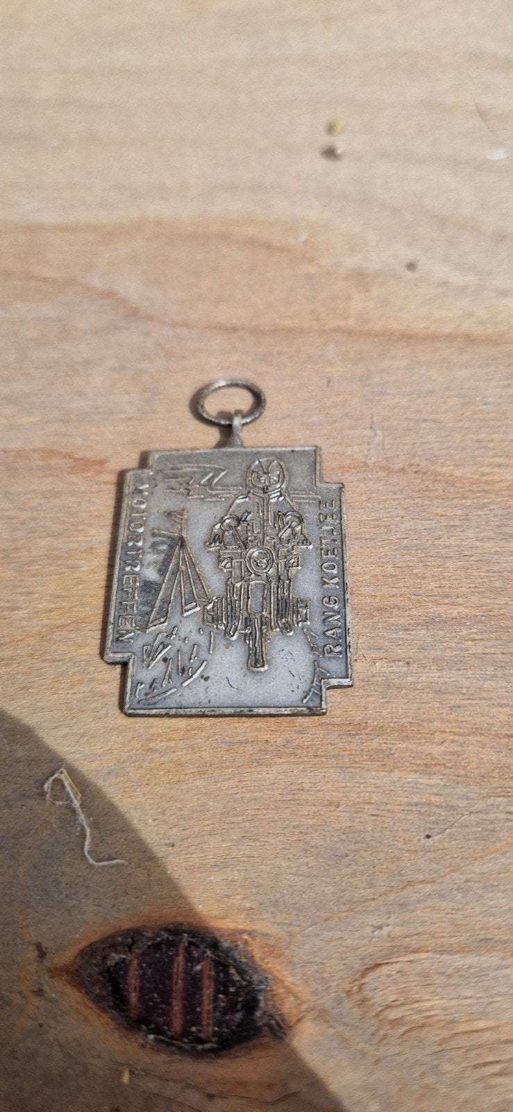 Vintage Motortreffen Rang Koetjee Medaille, Ophalen of Verzenden, Gebruikt