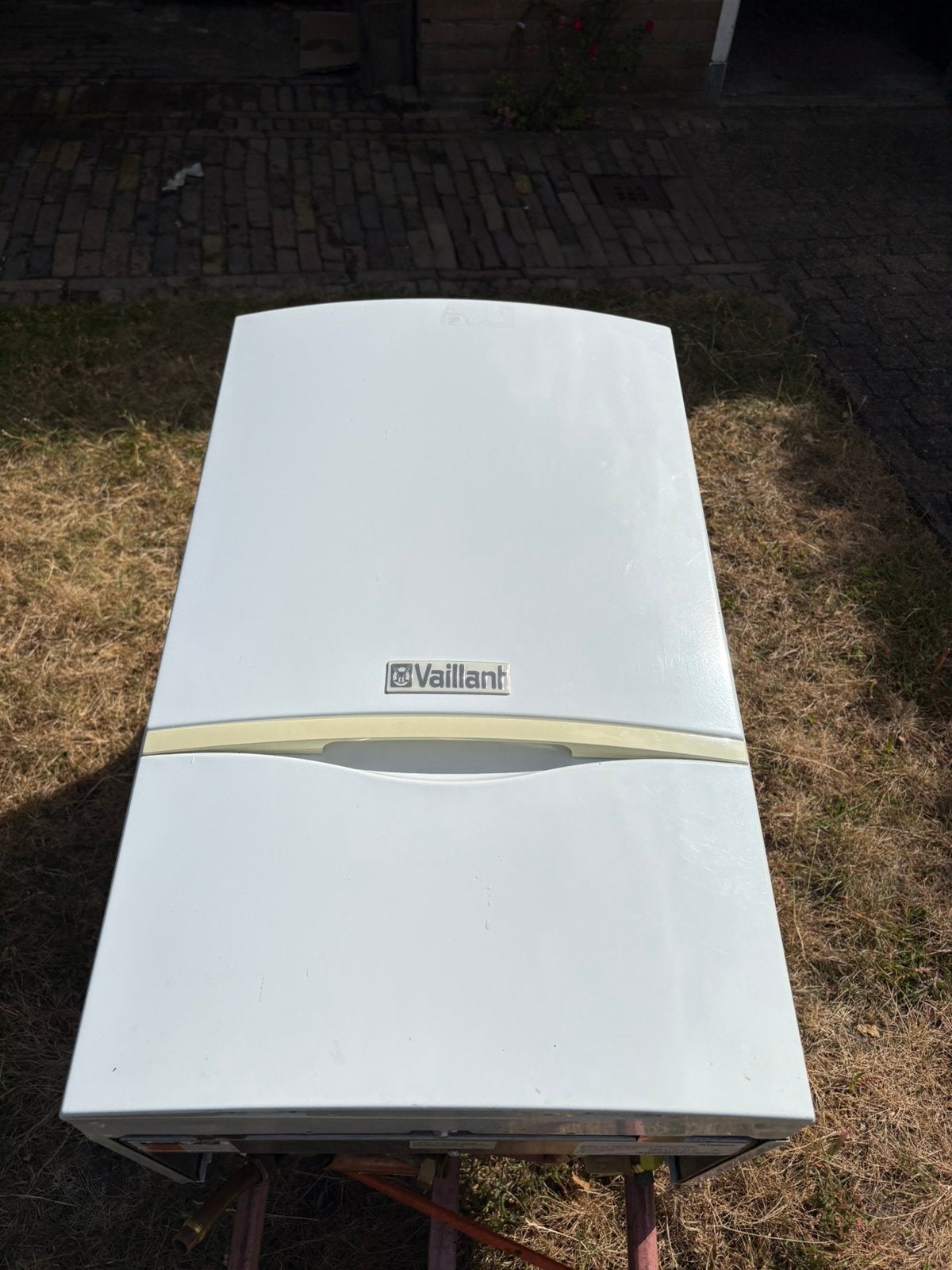 Vaillant solide gaswandketel inclusief warm water, Ophalen, Geiser, Zo goed als nieuw, Minder dan 20 liter