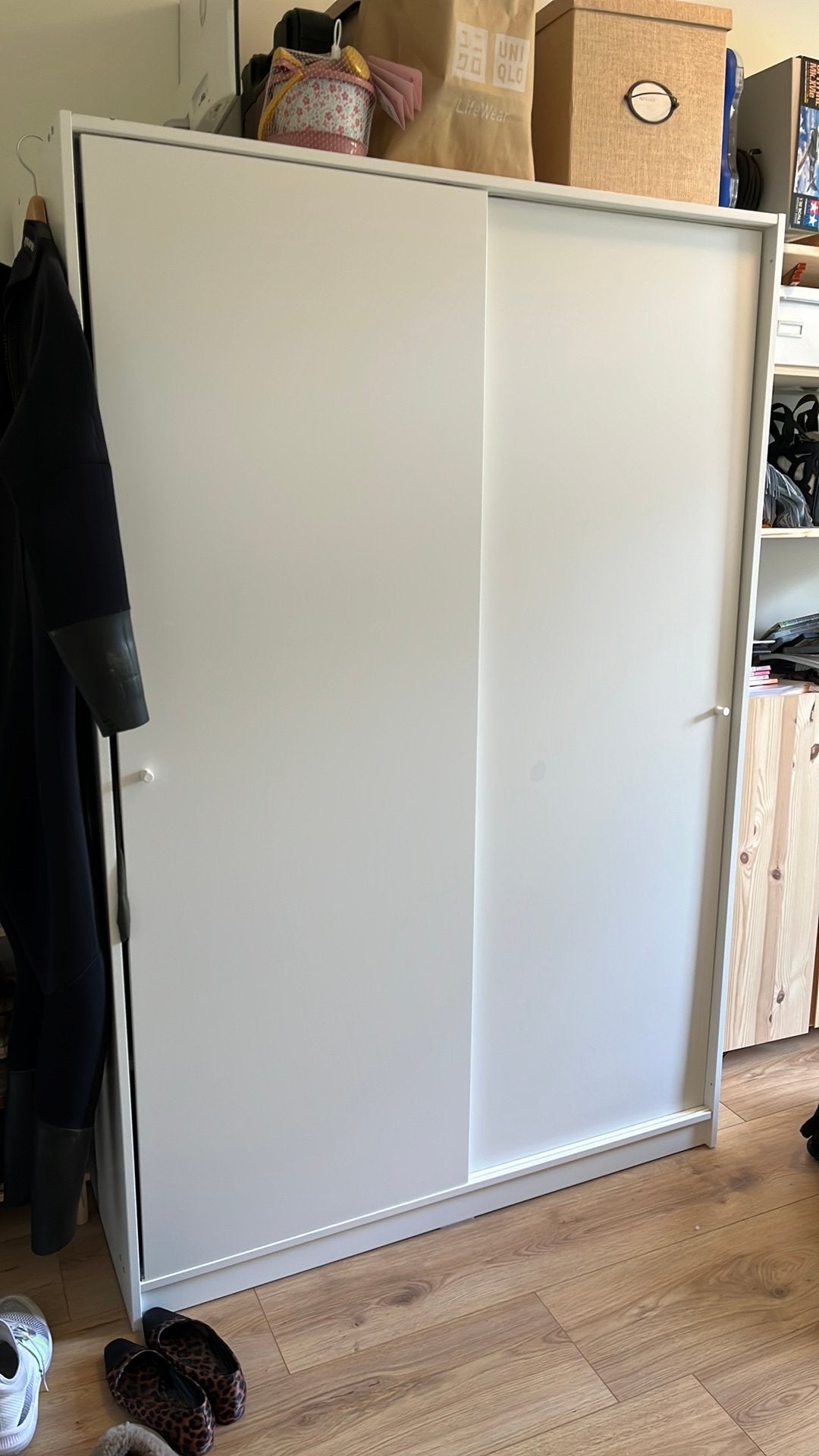 Wardrobe KLEPPSTAD (Ikea) white new, Ophalen, Overige materialen, Met deur(en), 100 tot 150 cm