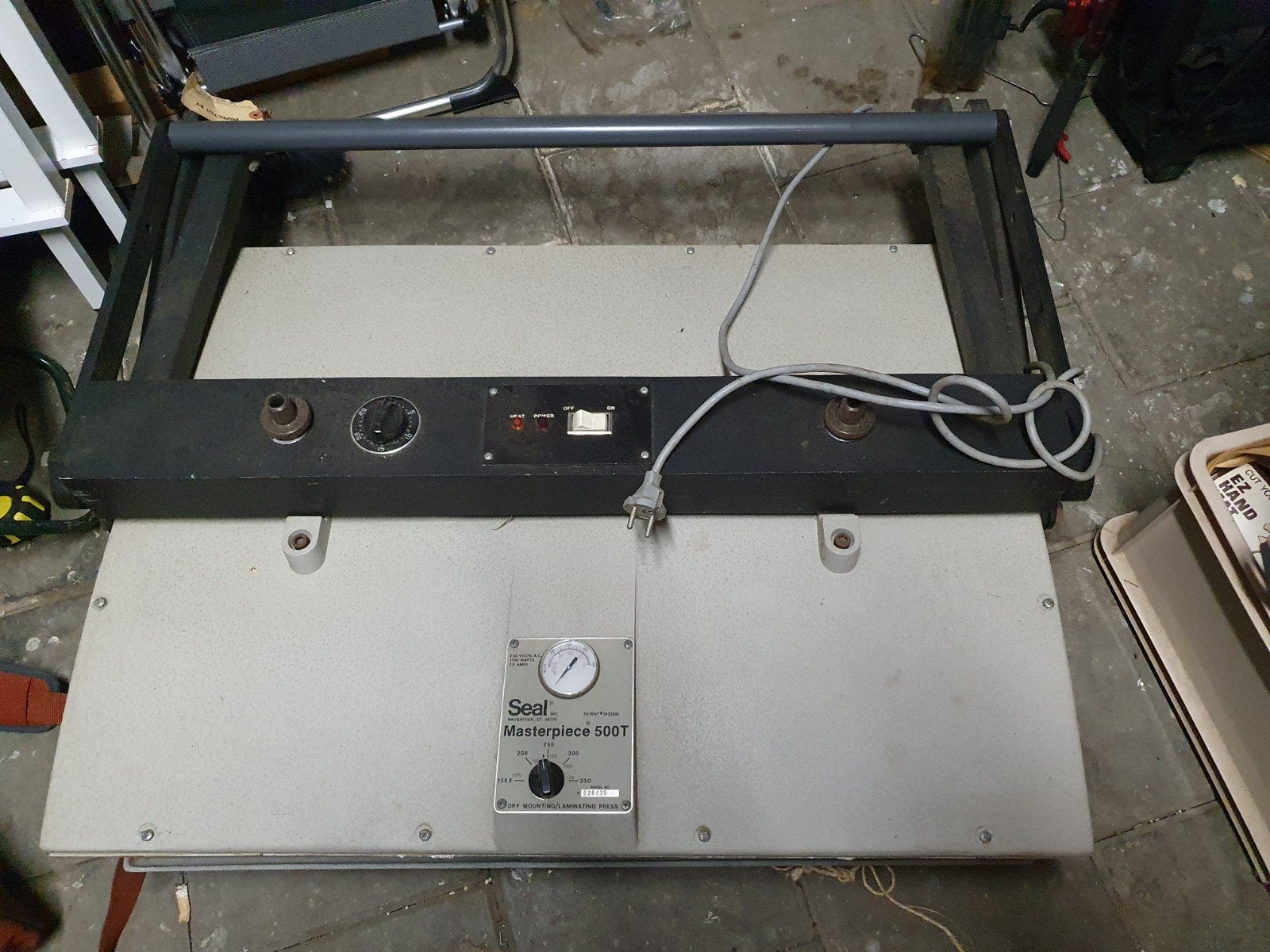 Seal Masterpiece 500T Droog Montage/Lamineer Pers, Ophalen