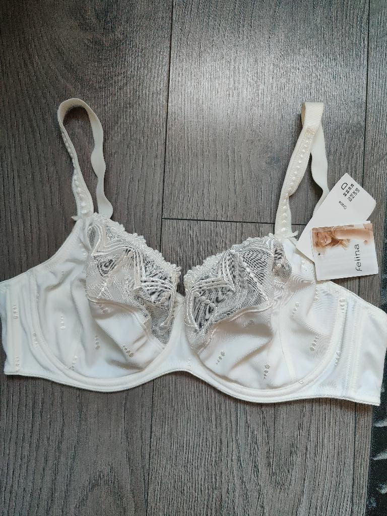 felina maat 80 D  mooie nieuwe bh ivoor kleur twv 89 euro, Felina, Ophalen of Verzenden, Overige kleuren, BH