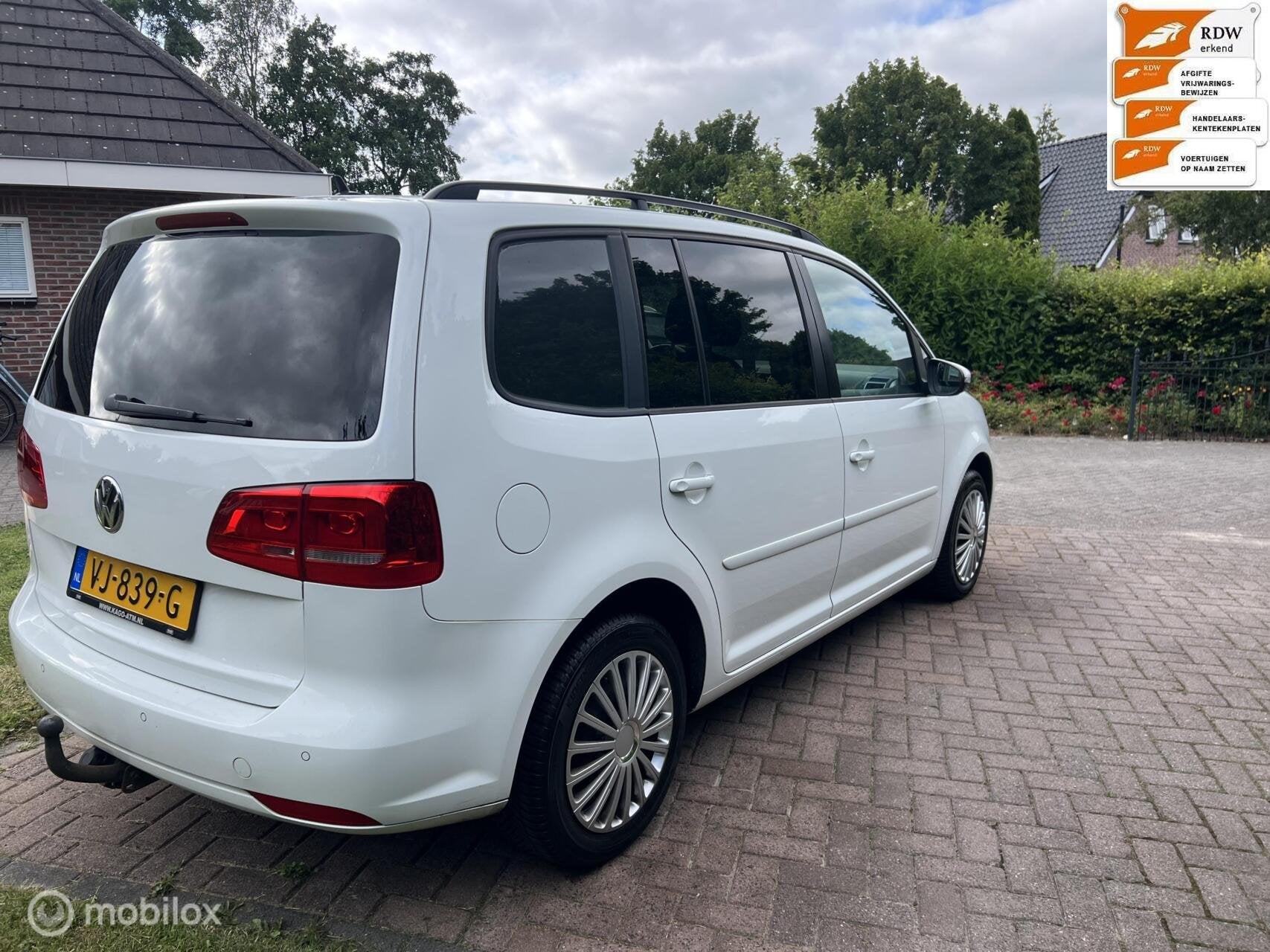 Nette VW Touran 1.6 TDI Comfortline BM Grijskenteken bj 2014, Voorwielaandrijving, Euro 5, Gebruikt, 4 cilinders
