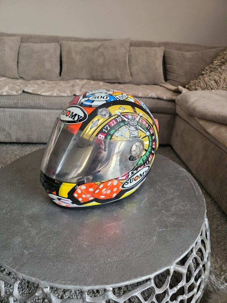 Super vette Suomy motorhelm mt XL, Motoren, Overige merken, Heren, XL, Ophalen of Verzenden