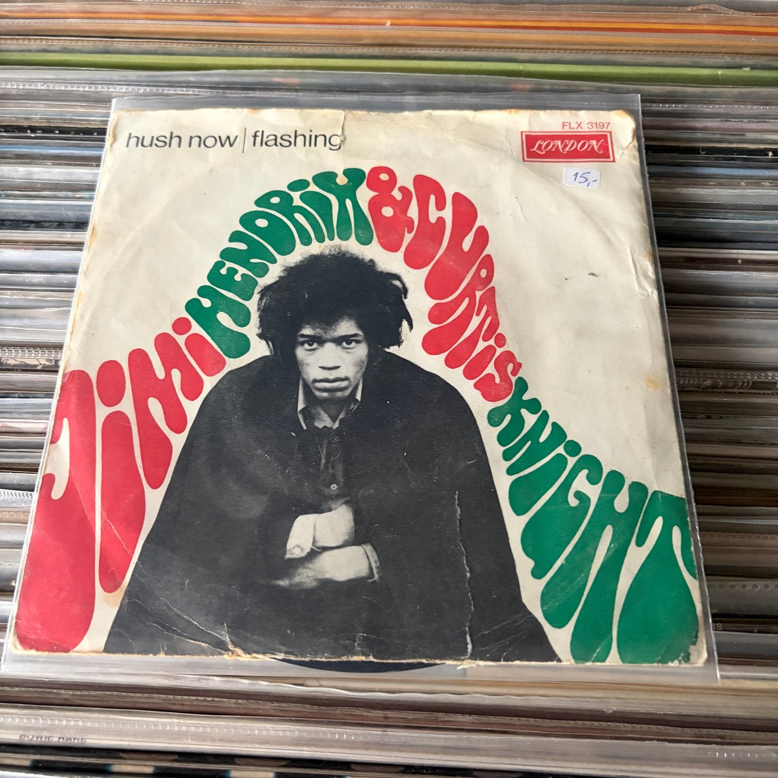 Jimi Hendrix & Curtis Knight - Hush Now / Flashing (Vinyl), Gebruikt, Originele persing, 7 inch, Ophalen of Verzenden