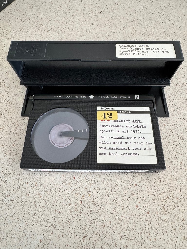 Calamity Jane - Amerikaanse muzikale speelfilm (Betamax), Alle leeftijden, Betamax, Ophalen of Verzenden, Nederlands ondertiteld