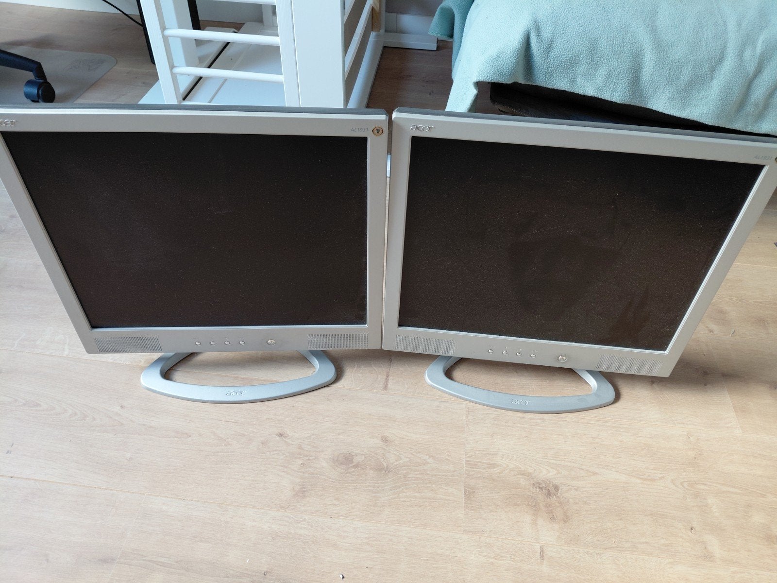 Acer AL1931 monitoren (2 stuks), Ophalen, 60 Hz of minder, Gebruikt, HD