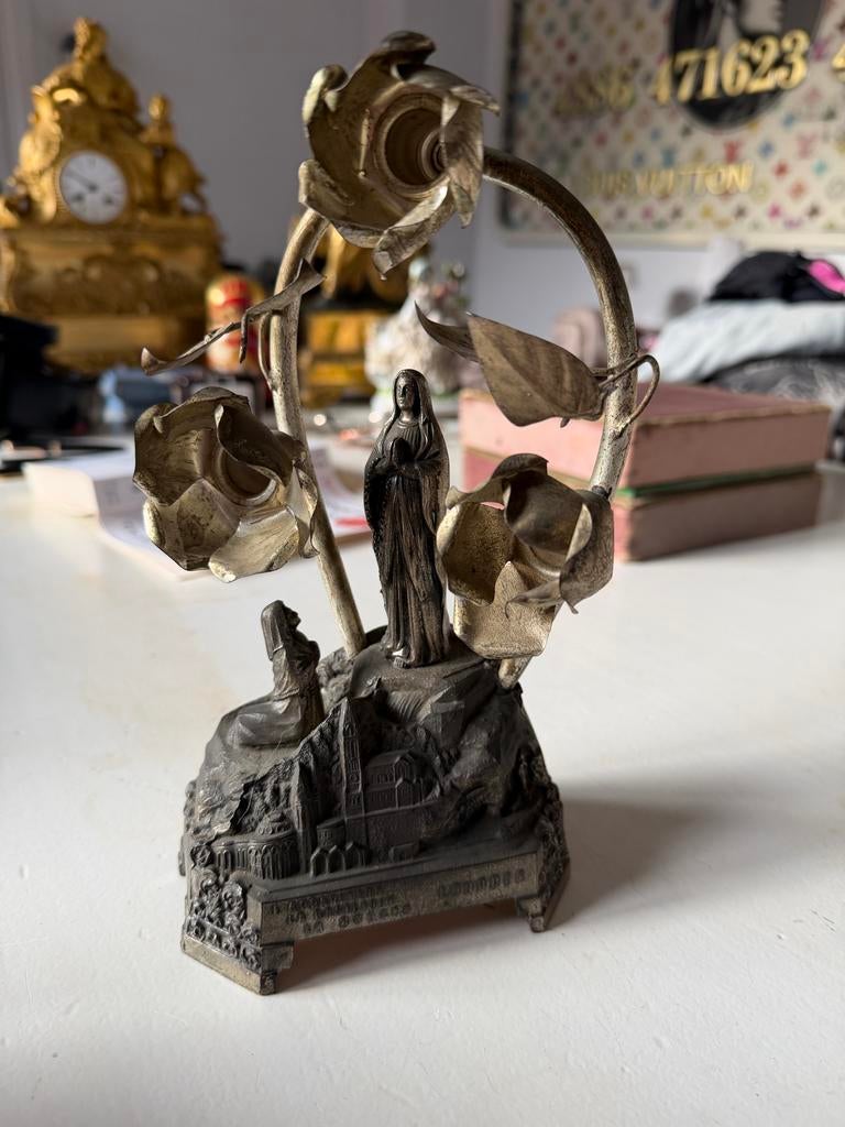 Antieke Speeldoos met Religieuze Voorstelling, Antiek en Kunst, Verzenden