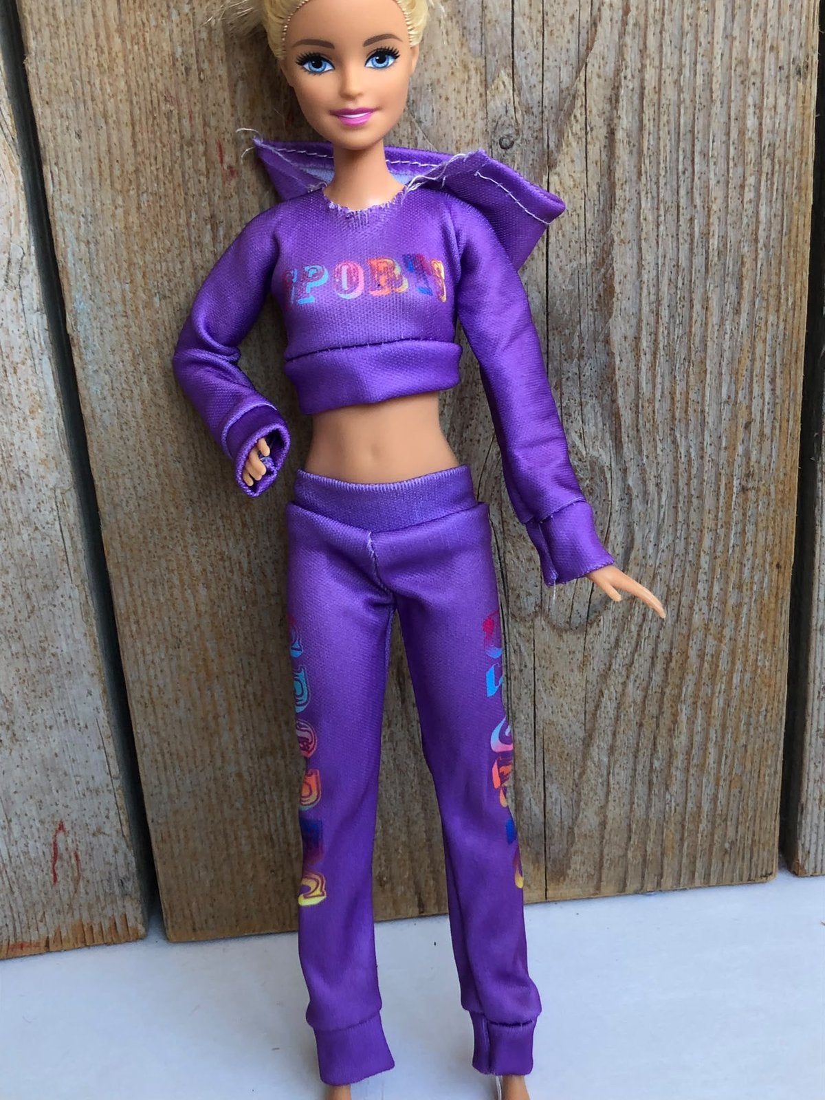 Laars sport pak jogging pak voor Barbie, Ophalen of Verzenden, Gebruikt, Barbie