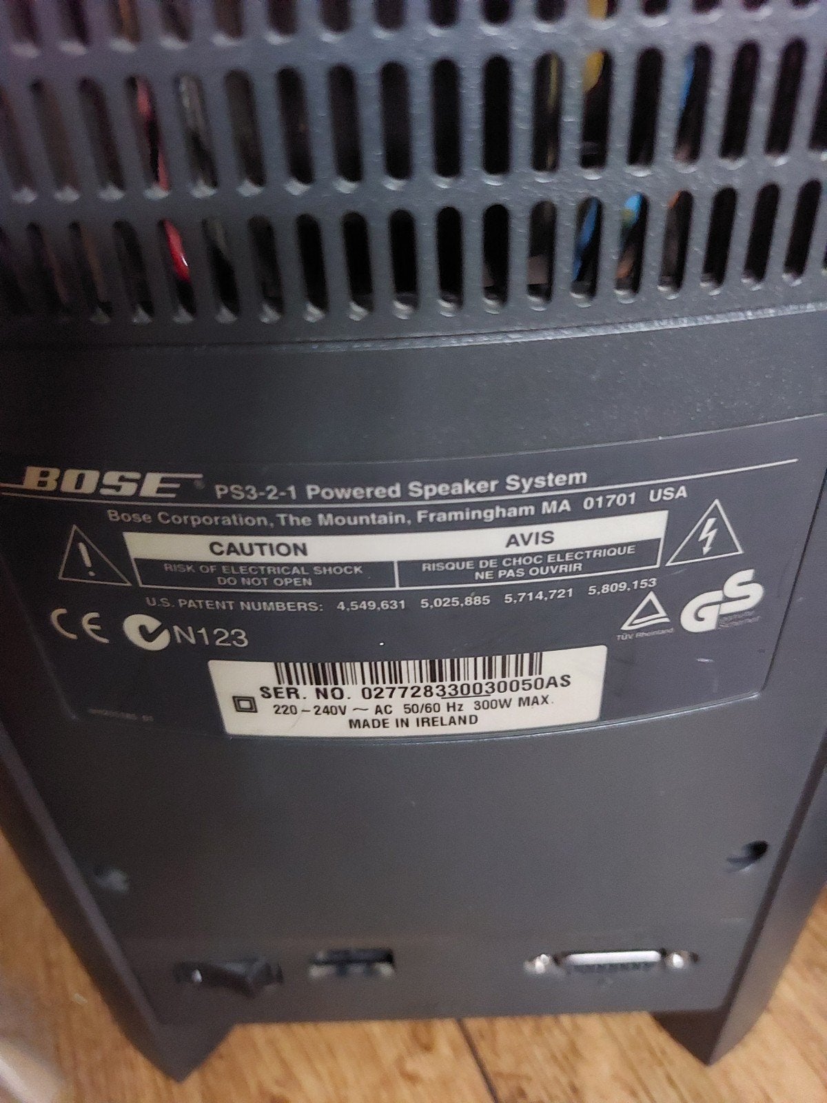 Bose PS3-2-1 Powered Speaker System - Compleet, Overige merken, Gebruikt, 70 watt of meer, Ophalen of Verzenden