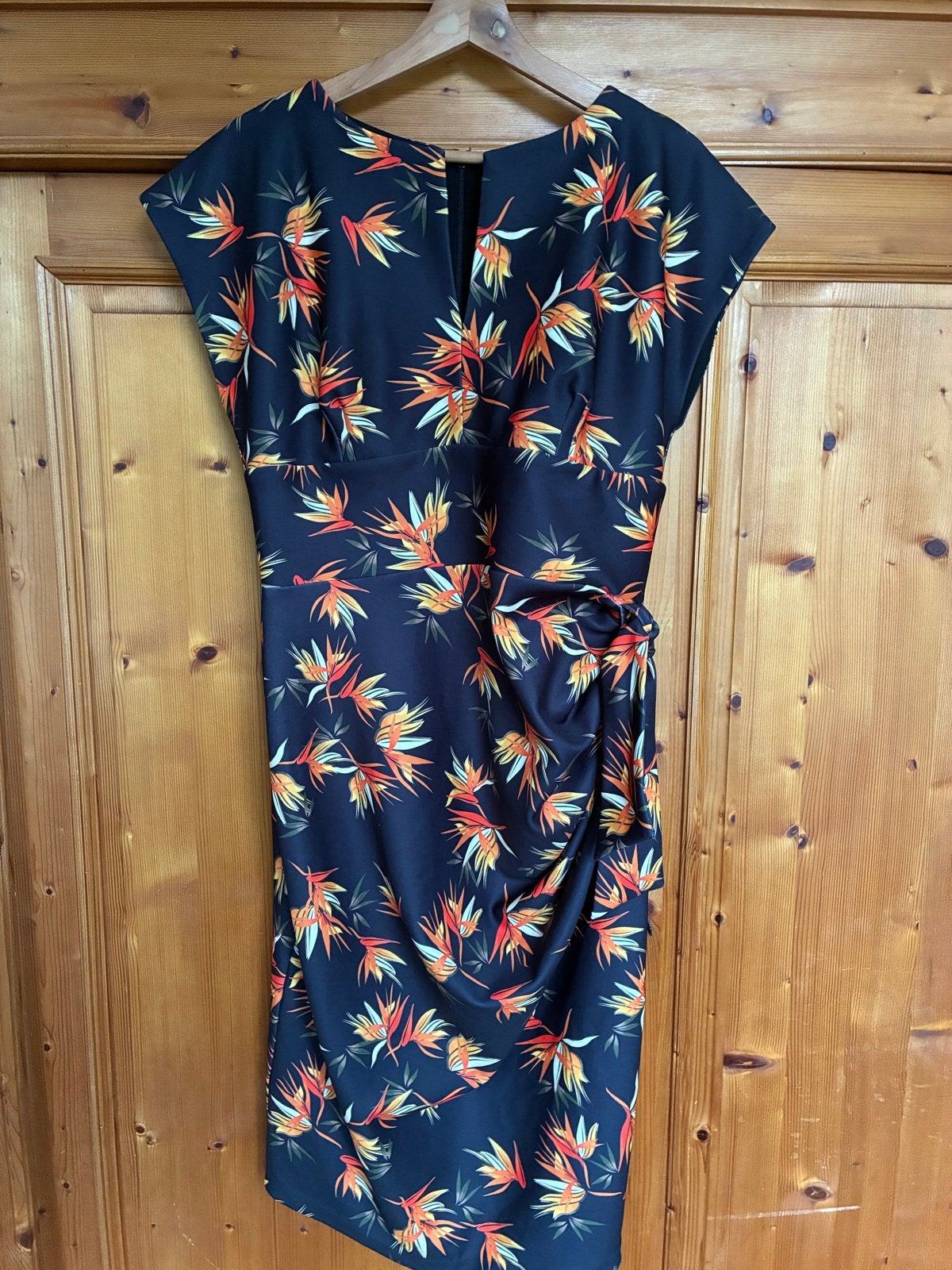 Diva Catwalk jurk met tropische print - Maat XL, Kleding | Dames, Meerkleurig, Maat 46/48 (XL) of groter, Ophalen of Verzenden