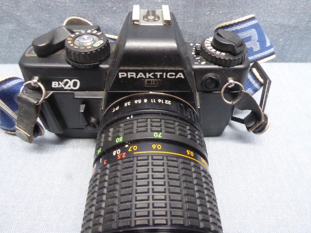Praktica BX20, een analoge 35mm spiegelreflexcamera (SLR), Ophalen of Verzenden, Zo goed als nieuw, Spiegelreflex, Overige Merken