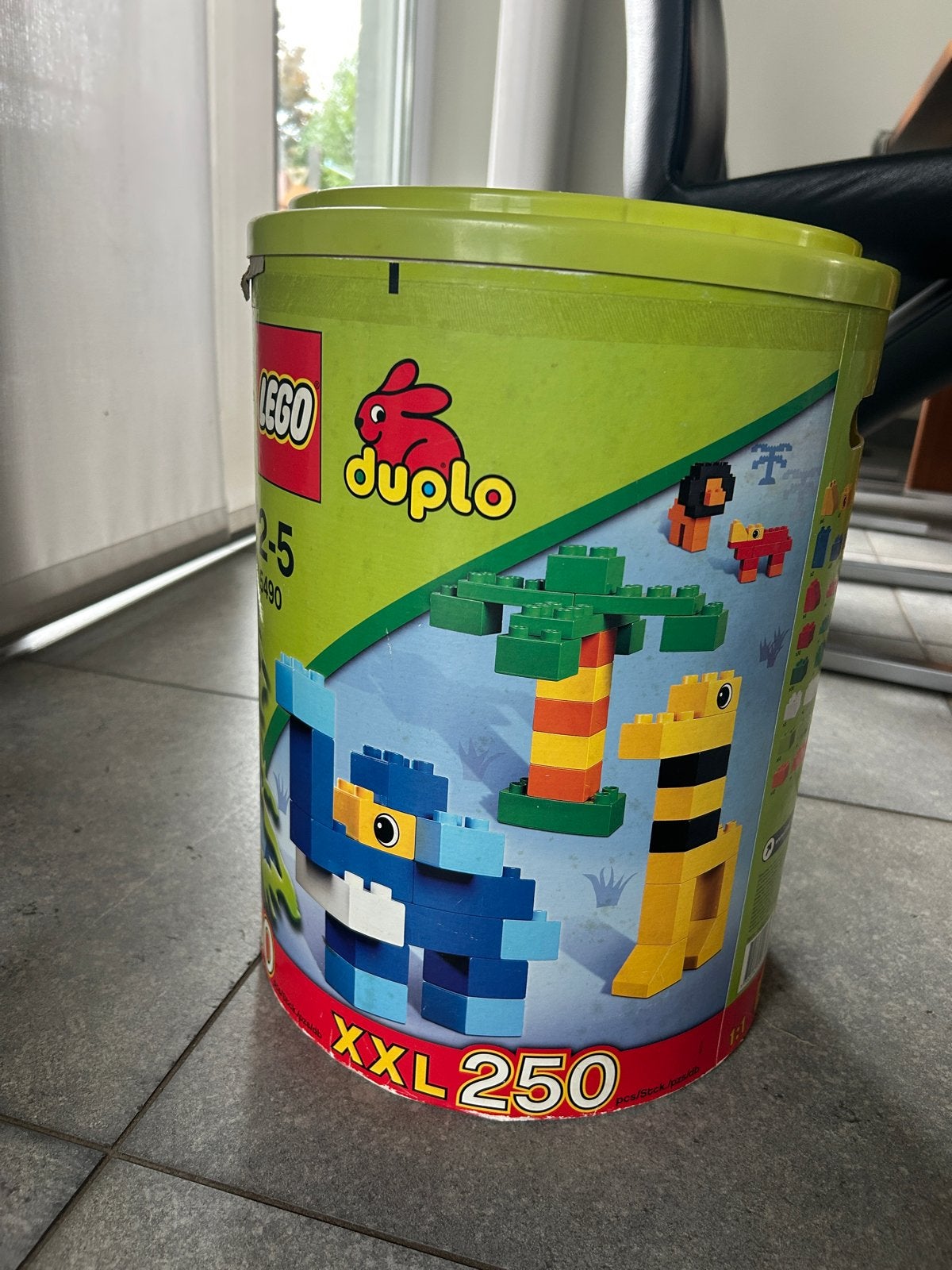 Lego Duplo XXL 250 - Grote Ton met Bouwstenen, Ophalen of Verzenden, Gebruikt, Losse stenen, Duplo