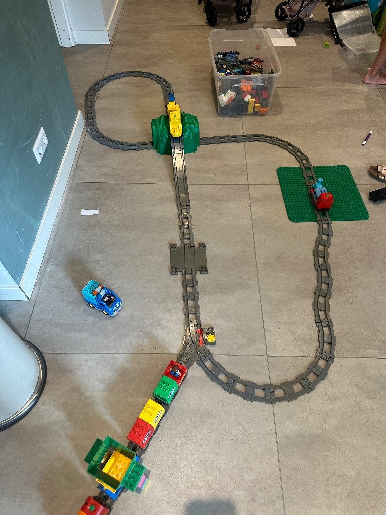 Duplo trein, Kinderen en Baby's, Speelgoed | Duplo en Lego, Ophalen, Gebruikt, Duplo, Complete set