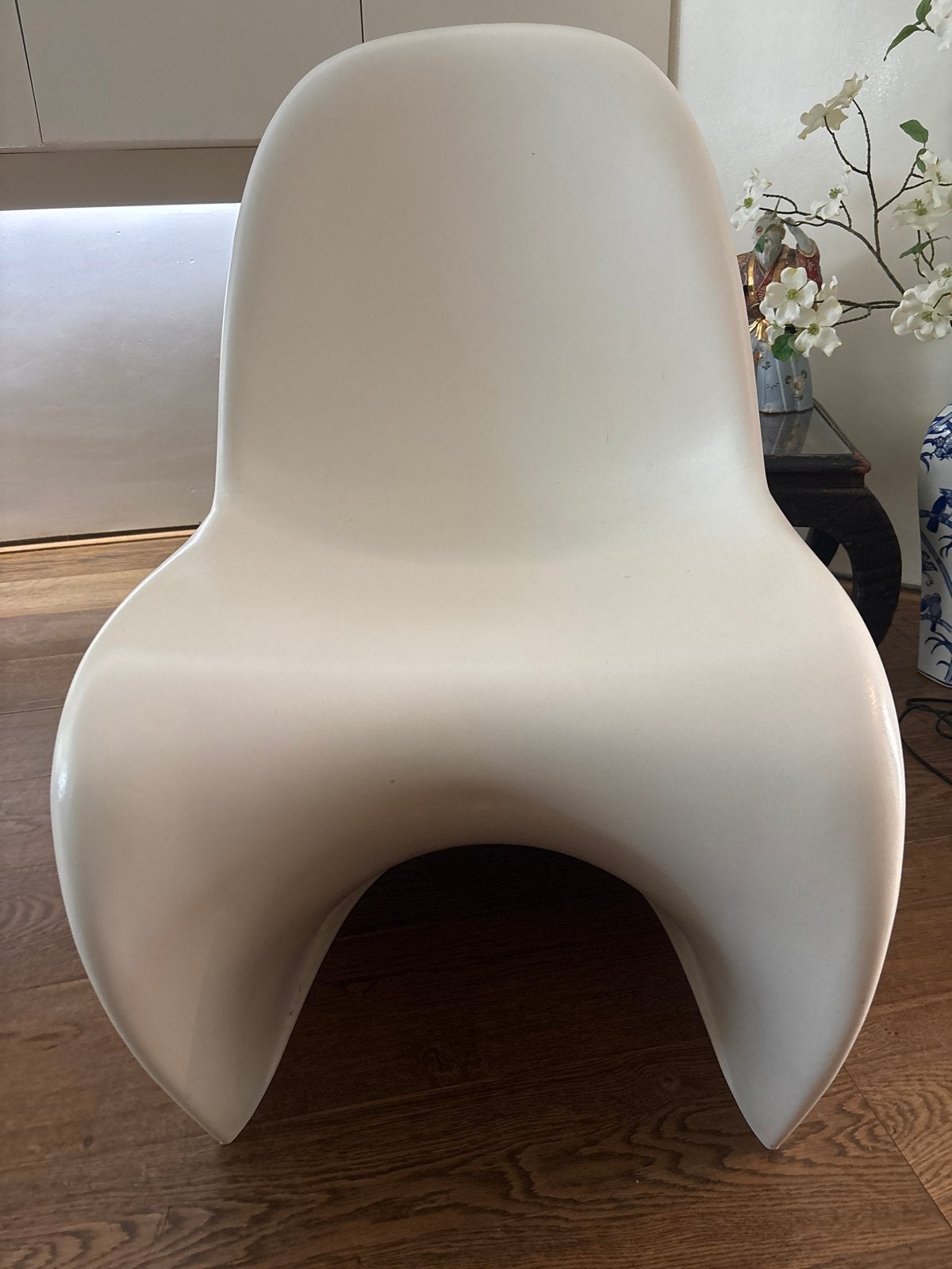 2x Vitra Panton stoelen - Tijdloos design, Kunststof, Gebruikt, Twee, Wit