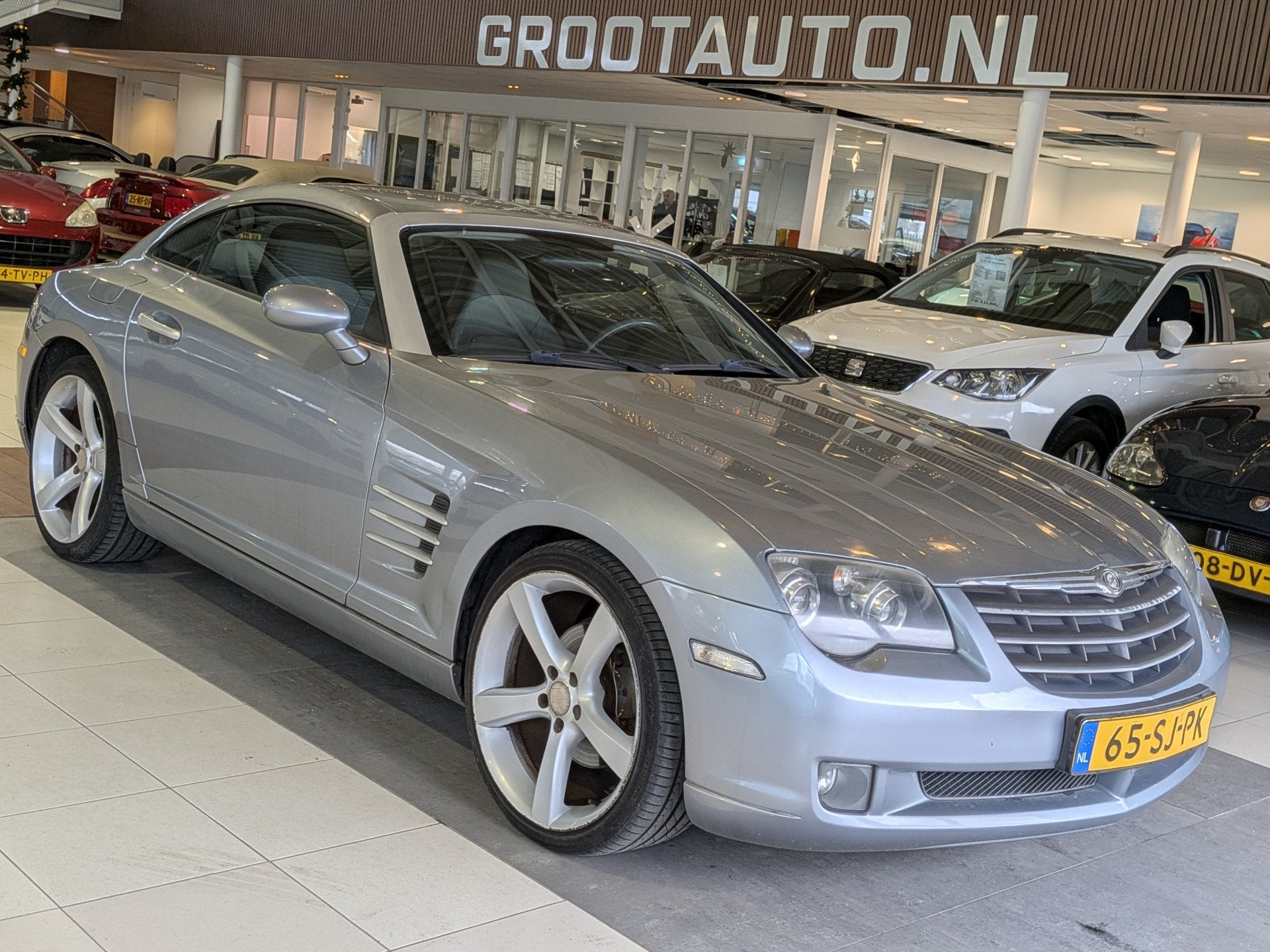 Chrysler Crossfire 3.2 V6 Airco, Cruise Control, Stoelverwar, Auto's, Achterwielaandrijving, Gebruikt, 1352 kg, Blauw