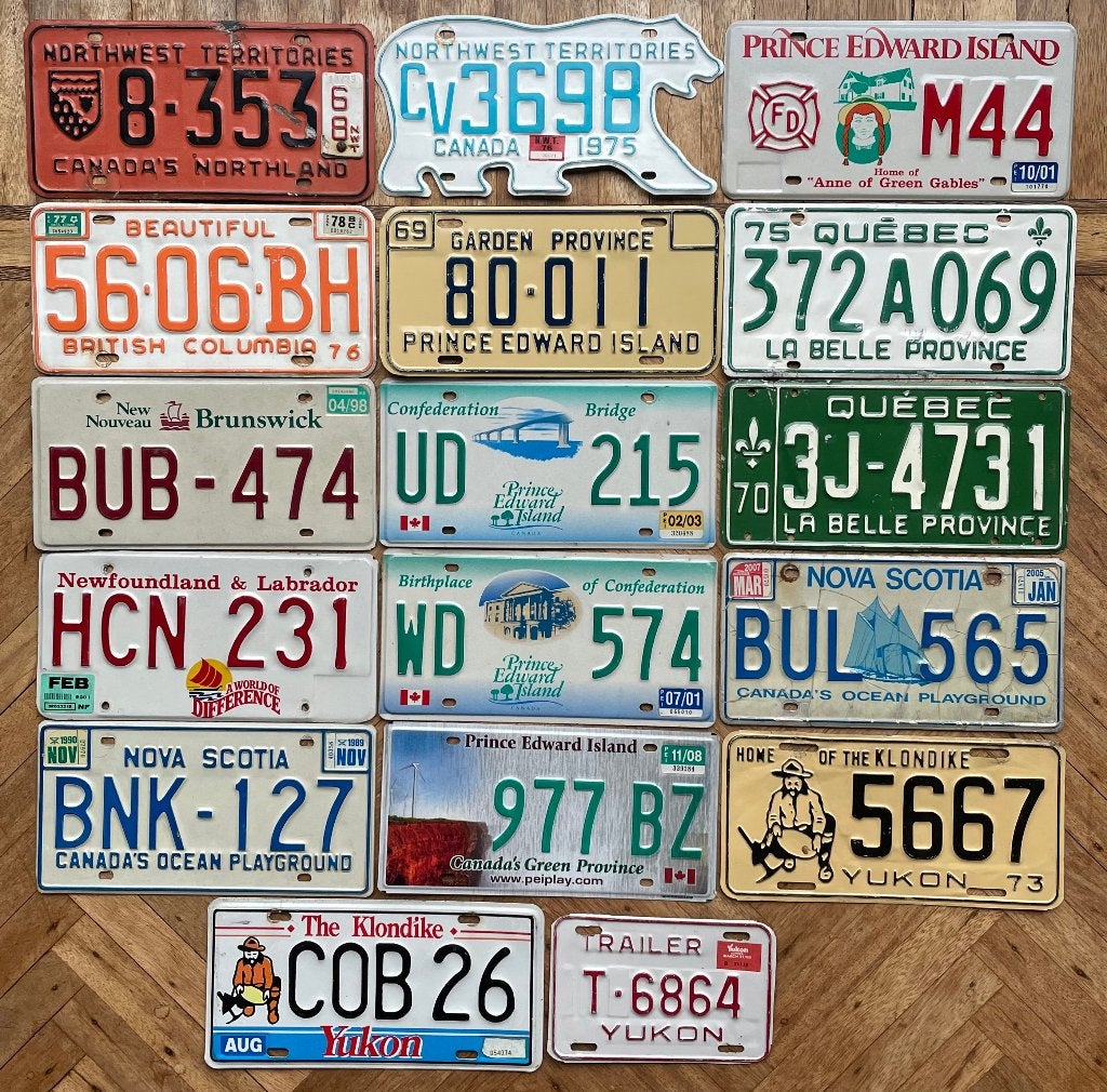 Kentekenplaat nummerplaat CANADA SPECIAL, Ophalen of Verzenden, Gebruikt