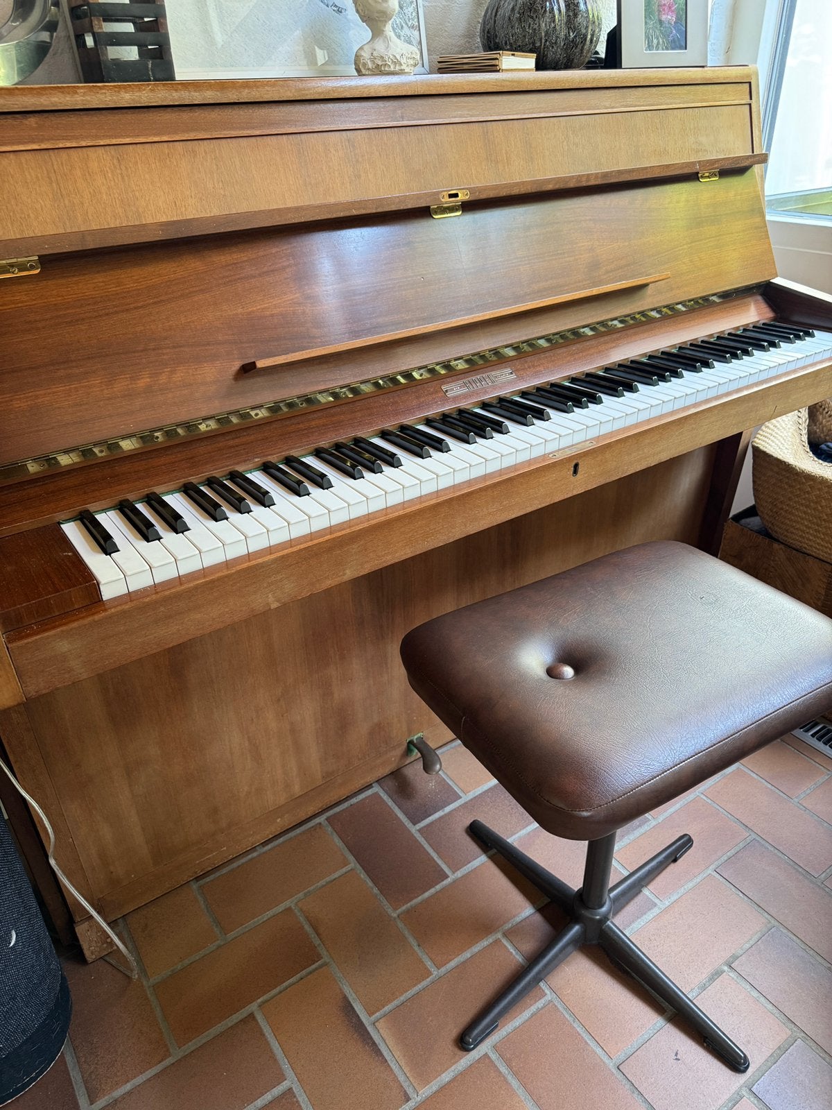 Piano, merk Rippen, bruin., Ophalen, Gebruikt