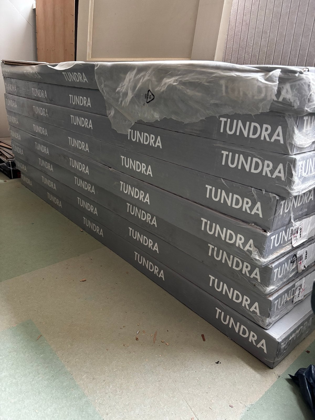 7 pakken Tundra laminaat (IKEA) - 15.82 m², Nieuw, Ophalen of Verzenden, 10 m² of meer, 10 tot 30 cm