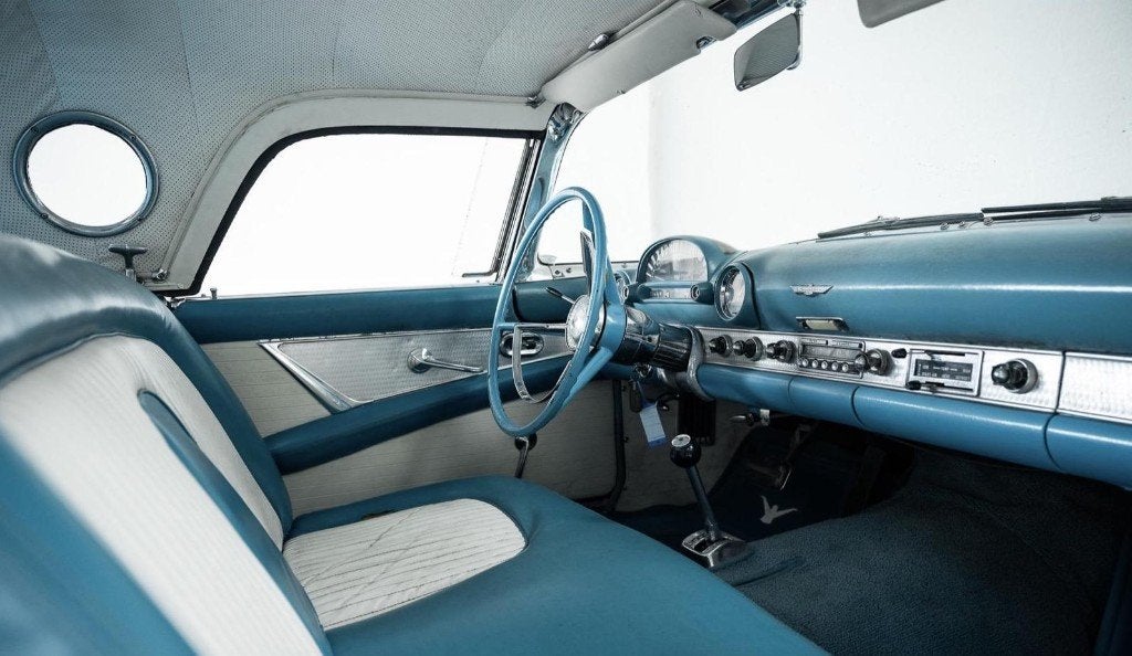 Ford Thunderbird 1956 Blauw | Continental set | Hard/Softtop, foto 8