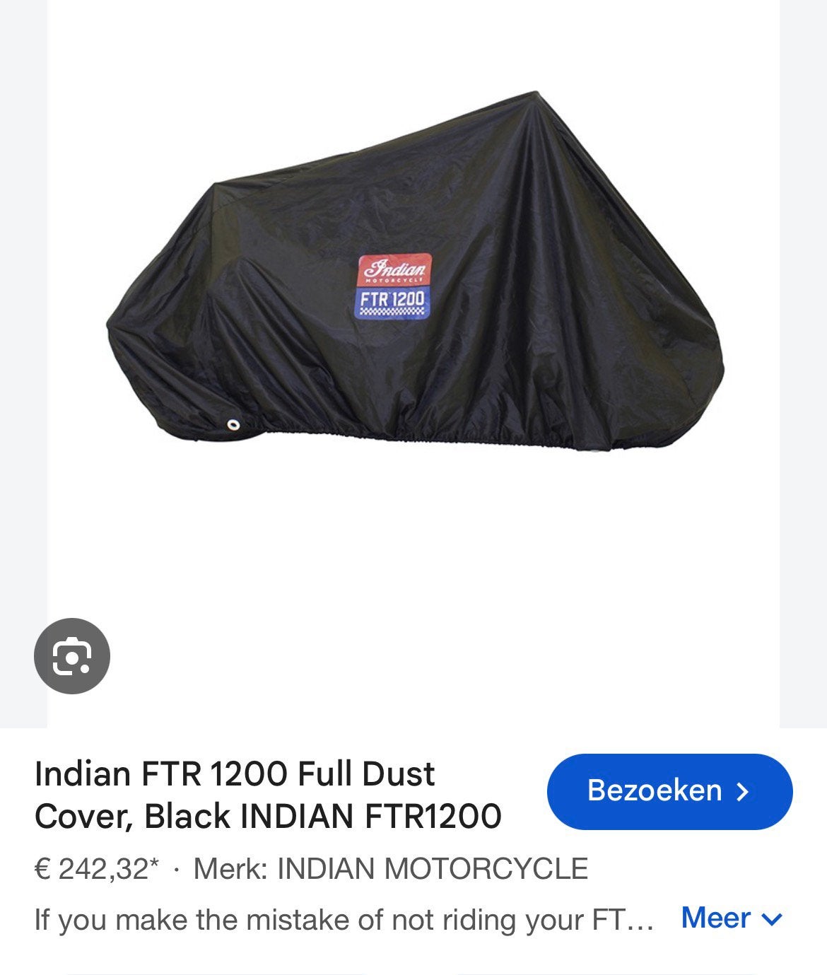 Indian ftr dustcover nieuw, Ophalen of Verzenden, Nieuw