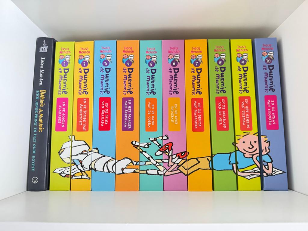 Dummie de Mummie boekenreeks - Tosca Menten (11 delen), Ophalen of Verzenden, Zo goed als nieuw, Verhalen