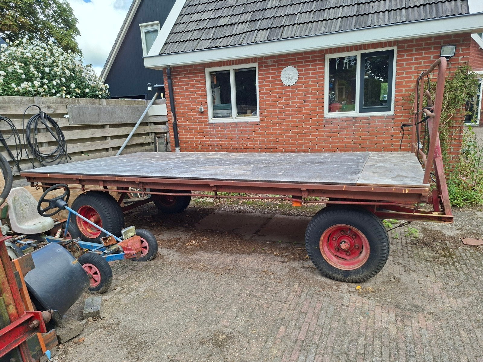 plattewagen, Ophalen