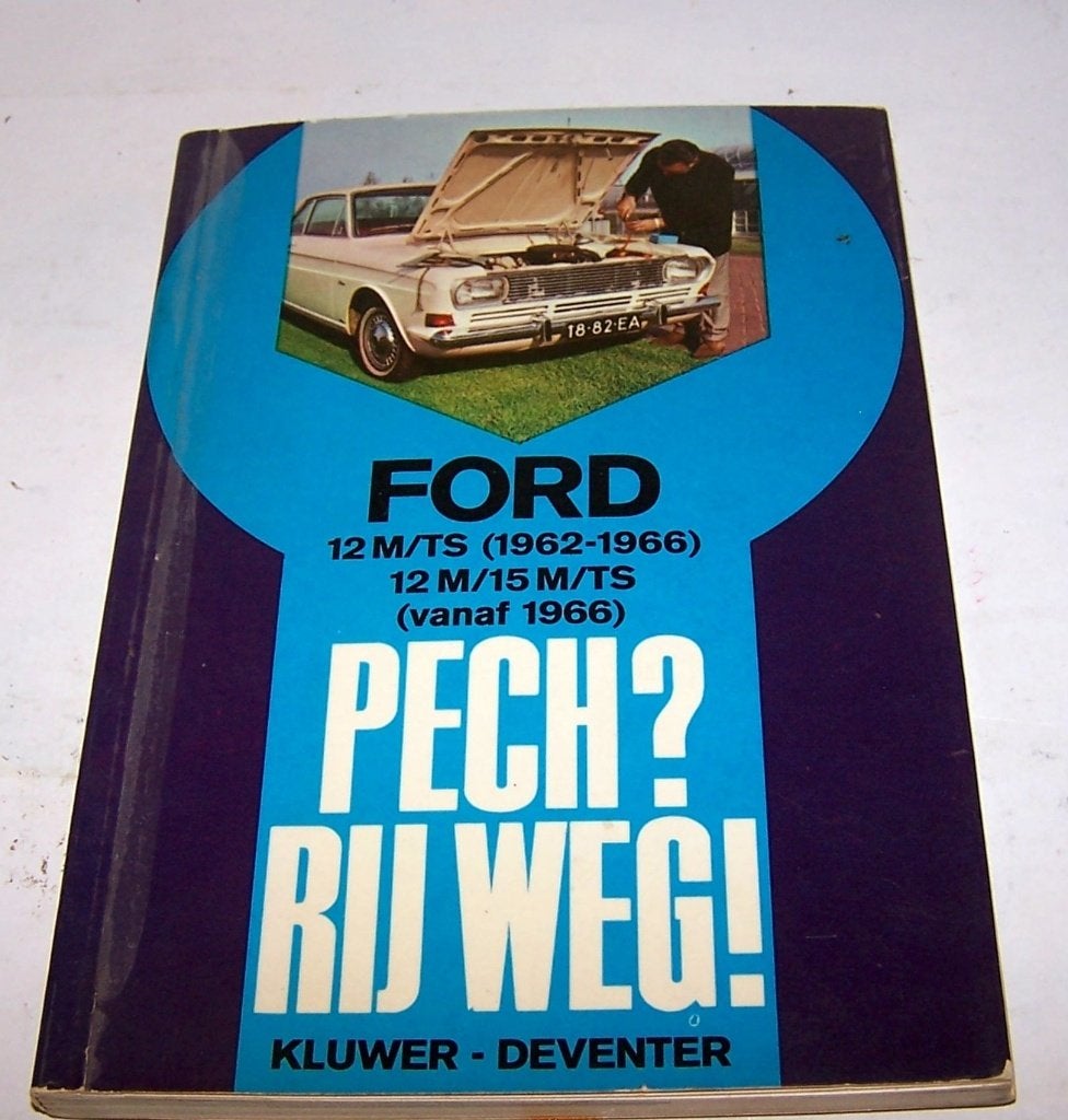 Vintage Kluwer-Pech? Rij weg! 1969. Ford 12M/TS, 15m/Ts ., Ophalen of Verzenden
