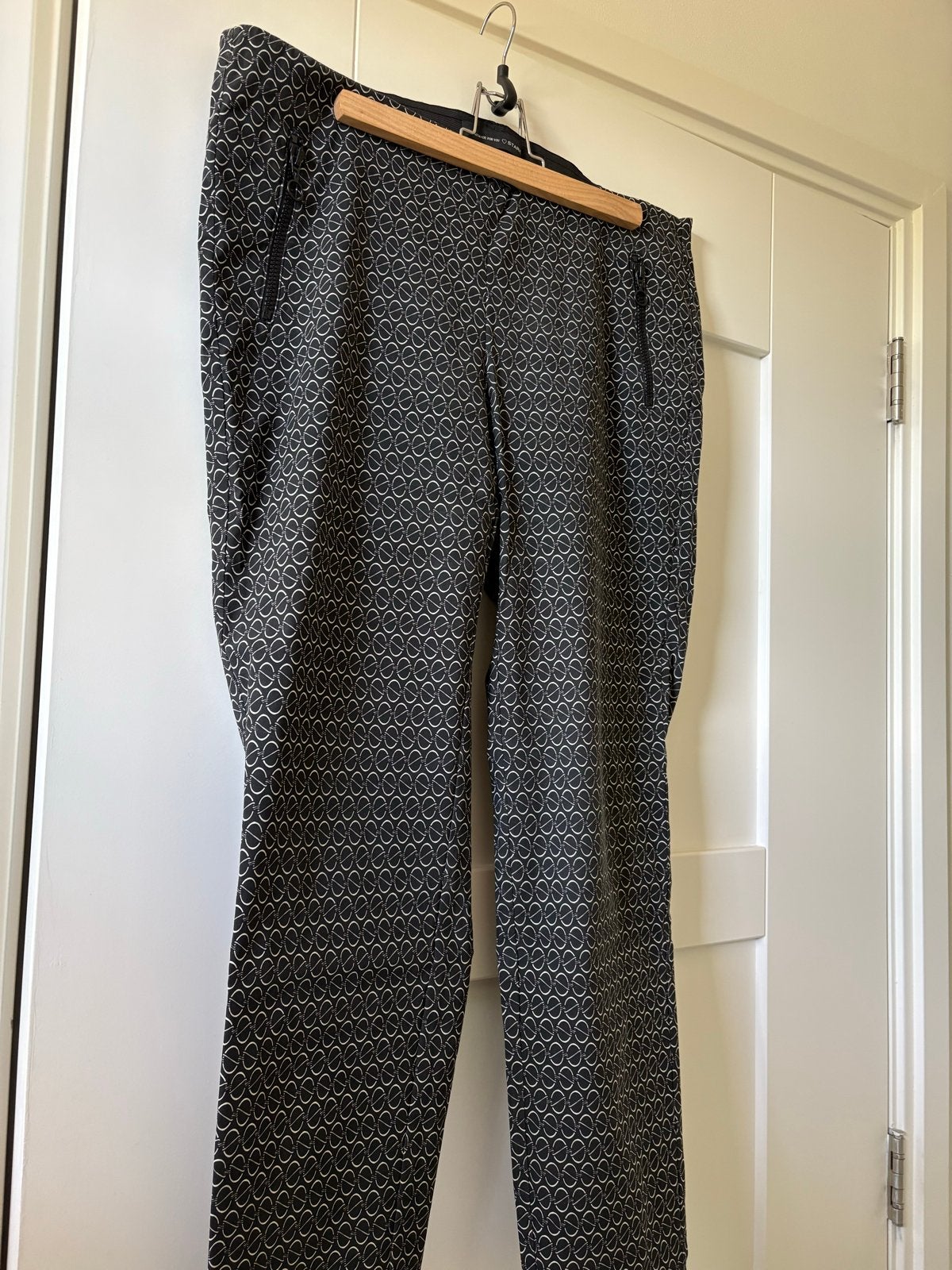 Stark Jacky Zip Broek met Patroon - Maat 46, Kleding | Dames, Zwart, Maat 46/48 (XL) of groter, Ophalen of Verzenden, Zo goed als nieuw