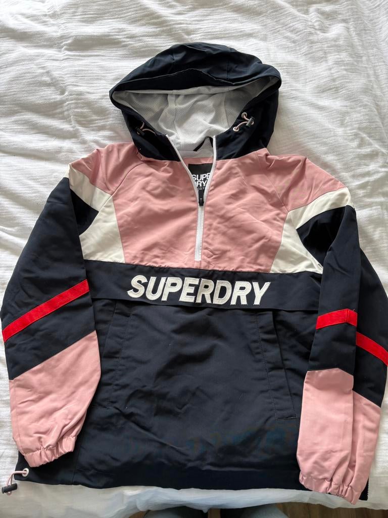 Zomer jas Superdry, Kleding | Dames, Jassen | Zomer, Ophalen of Verzenden, Zo goed als nieuw, Blauw