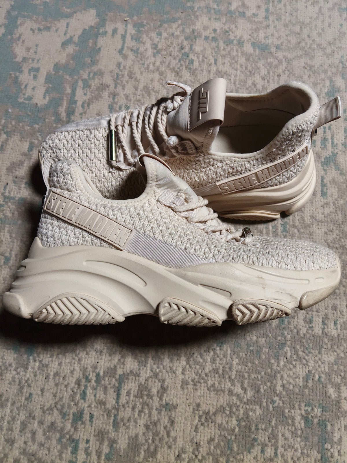 Steve Madden sneakers maat 40, Beige, Steve Madden, Ophalen of Verzenden, Sneakers of Gympen